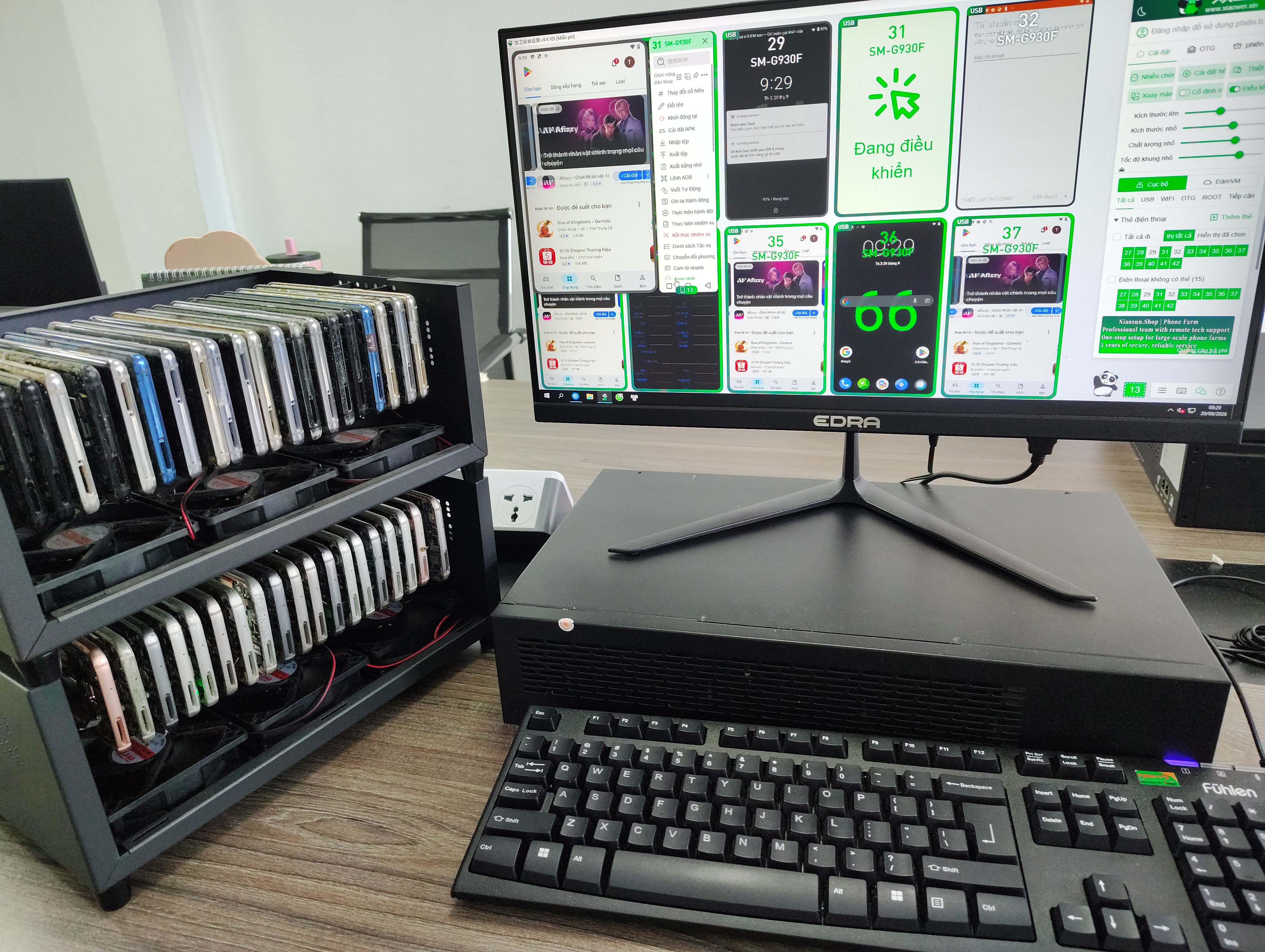Lắp Đặt Box Phone Farm Tại Đường Hồ Tùng Mậu, Hà Nội